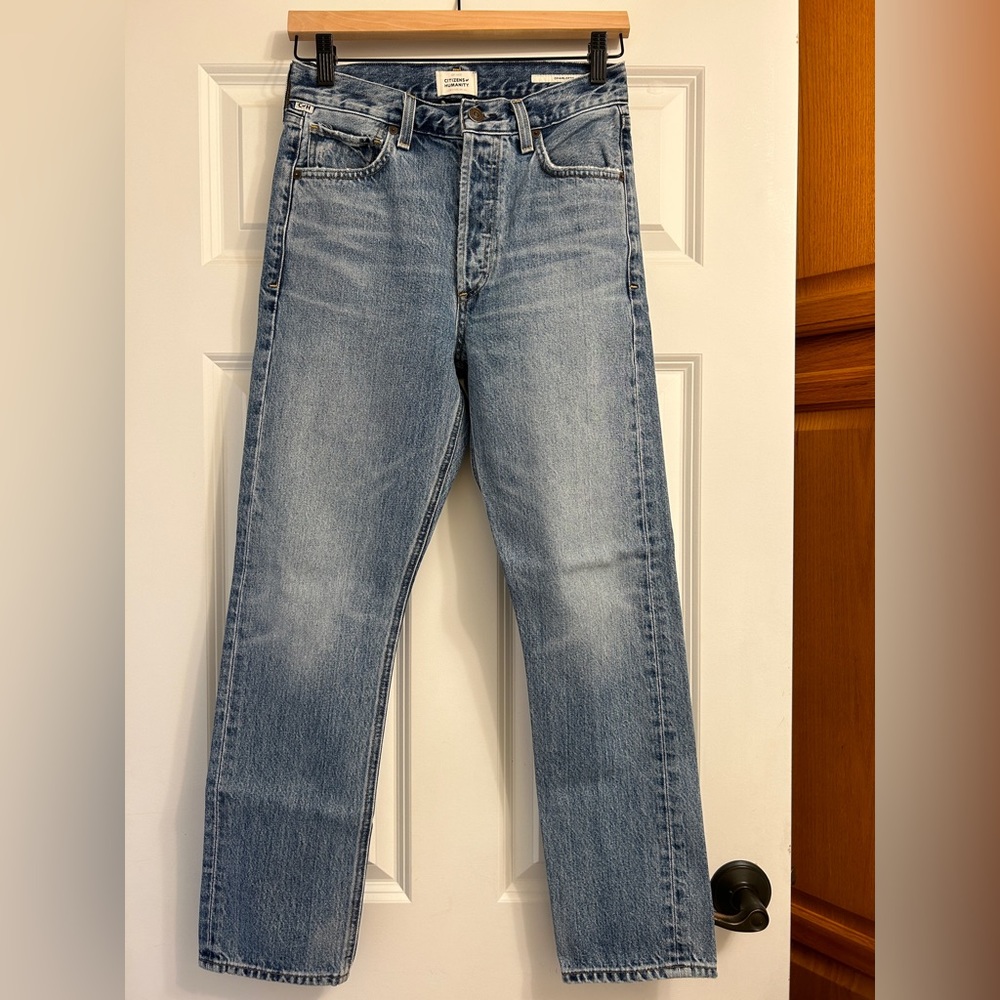Citizens of Humanity 'Charlotte' High Rise Straight Jeans, Wynwood, Size 25